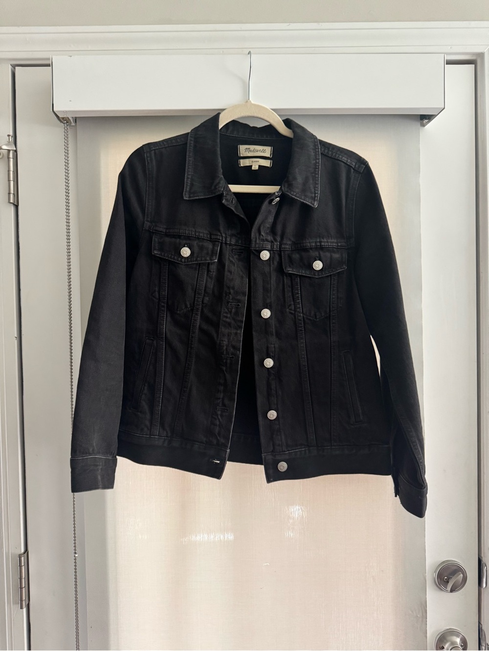 Madewell Black Trucker Jacket